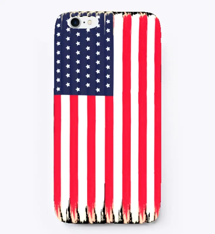 USA Grunge  Flag iPhone Case