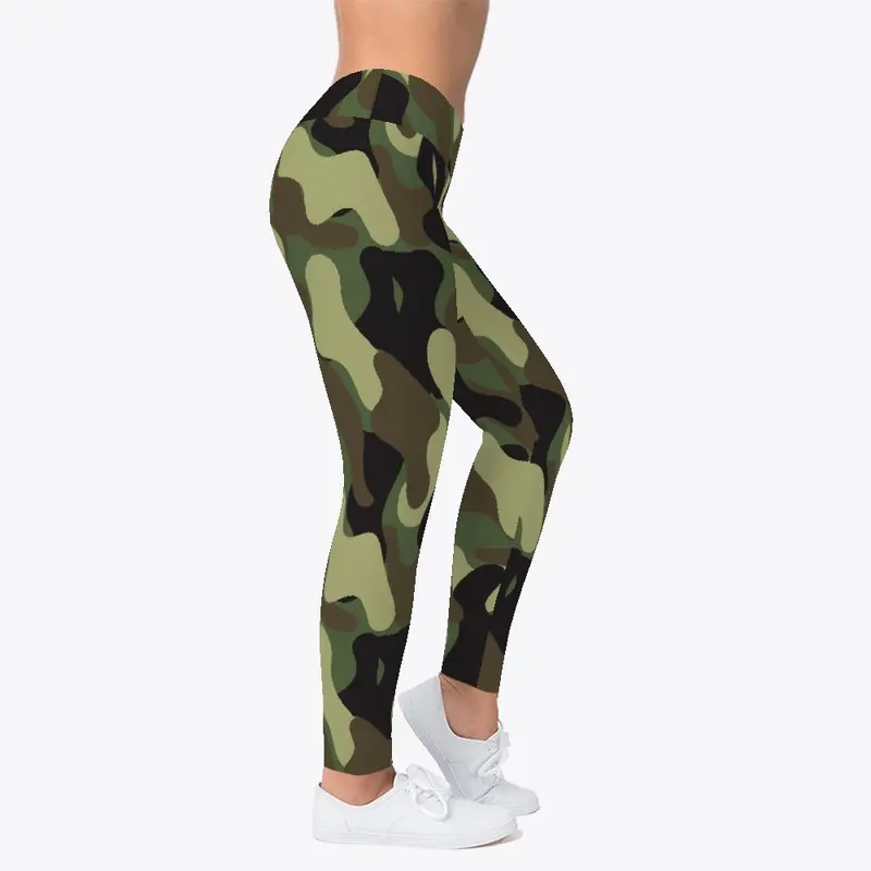 Camouflage Pattern Leggings